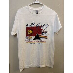 Vtg 1987 Pink Floyd A Momentary Lapse of Reason World Tour T-Shirt SMALL Grunge